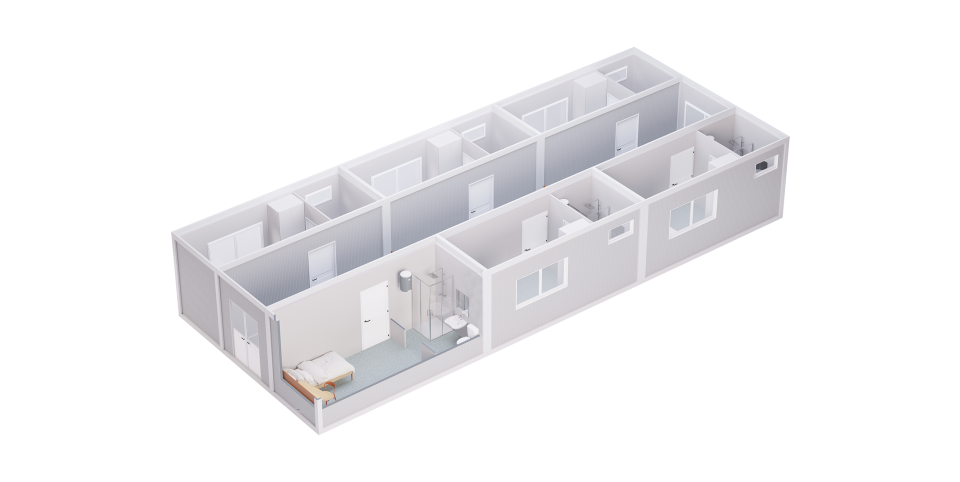 Dormitorio  - Ret. per settori