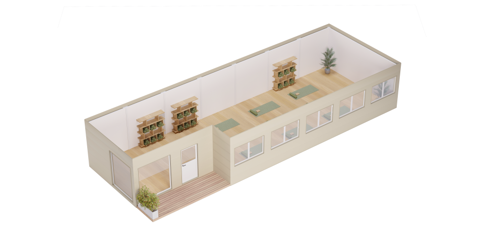 Sala yoga - Ret. per settori